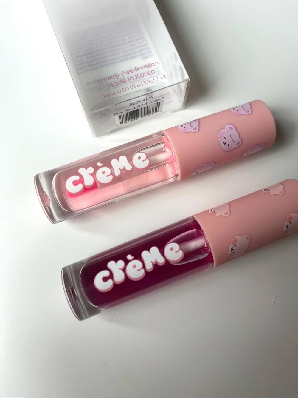 The Crème Shop, Tinted Lip Oils Duo, Strawberry, NWT